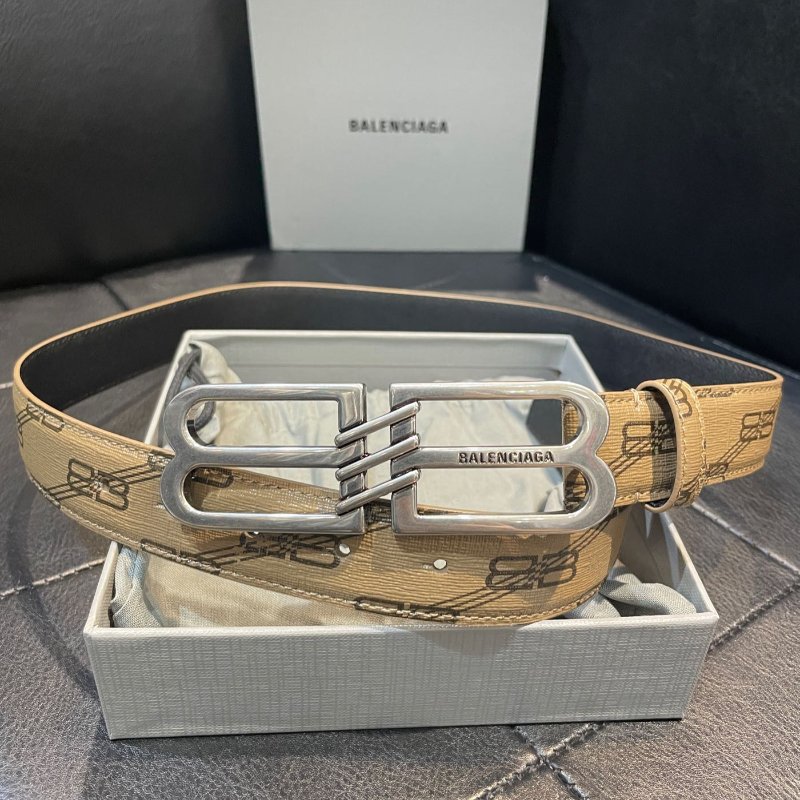 💎Han's house精品服飾💎Balenciaga 巴黎世家 皮帶 寬 3 cm-2