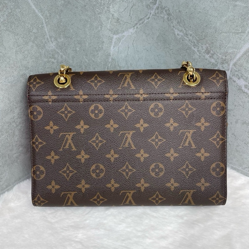 LV老花維多利亞 紅色-1