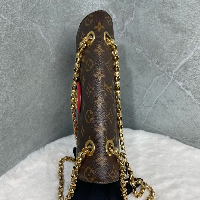 LV老花維多利亞 紅色-2