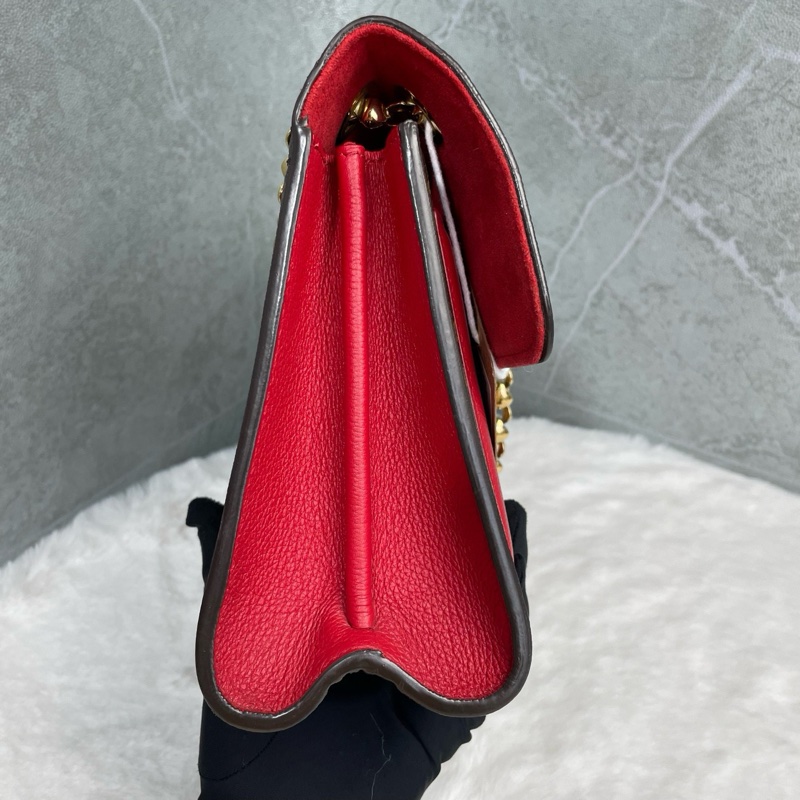 LV老花維多利亞 紅色-4