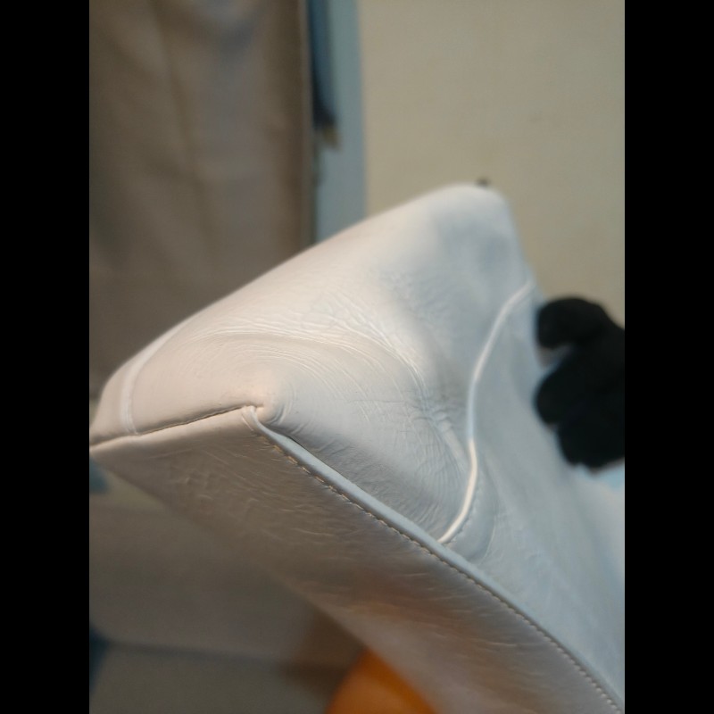 🔥年終狂降🔥【限時降價只到12/31（原26,800）】【8成新】㊣✨BALENCIAGA✨巴黎世家 白色 沙漏包 牛皮 鎖鏈 背帶 肩背包 腋下包/二手包/二手精品/保證正品🌳二手樹屋🌳-7