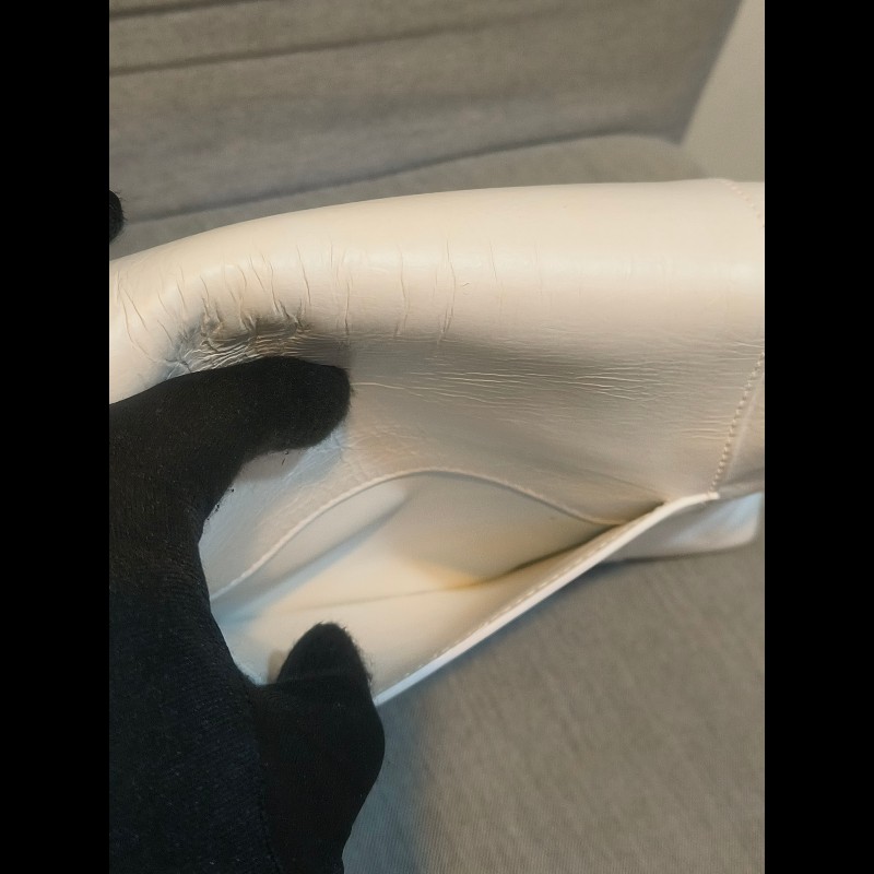 🔥年終狂降🔥【限時降價只到12/31（原26,800）】【8成新】㊣✨BALENCIAGA✨巴黎世家 白色 沙漏包 牛皮 鎖鏈 背帶 肩背包 腋下包/二手包/二手精品/保證正品🌳二手樹屋🌳-22