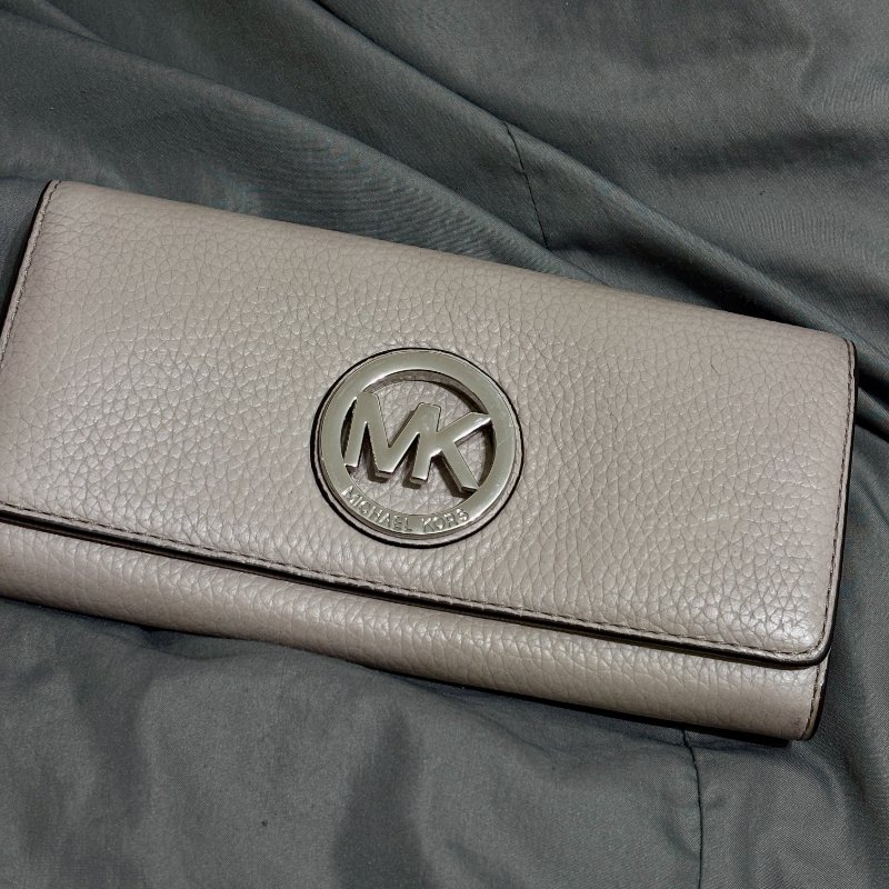 「Michael Kors Fulton wallet Cement」-0
