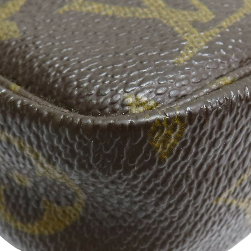 棕色 原花 帆布 Pochette Accessoires 肩背包 M40712【LOUIS VUITTON LV 路易威登】 M40712-10
