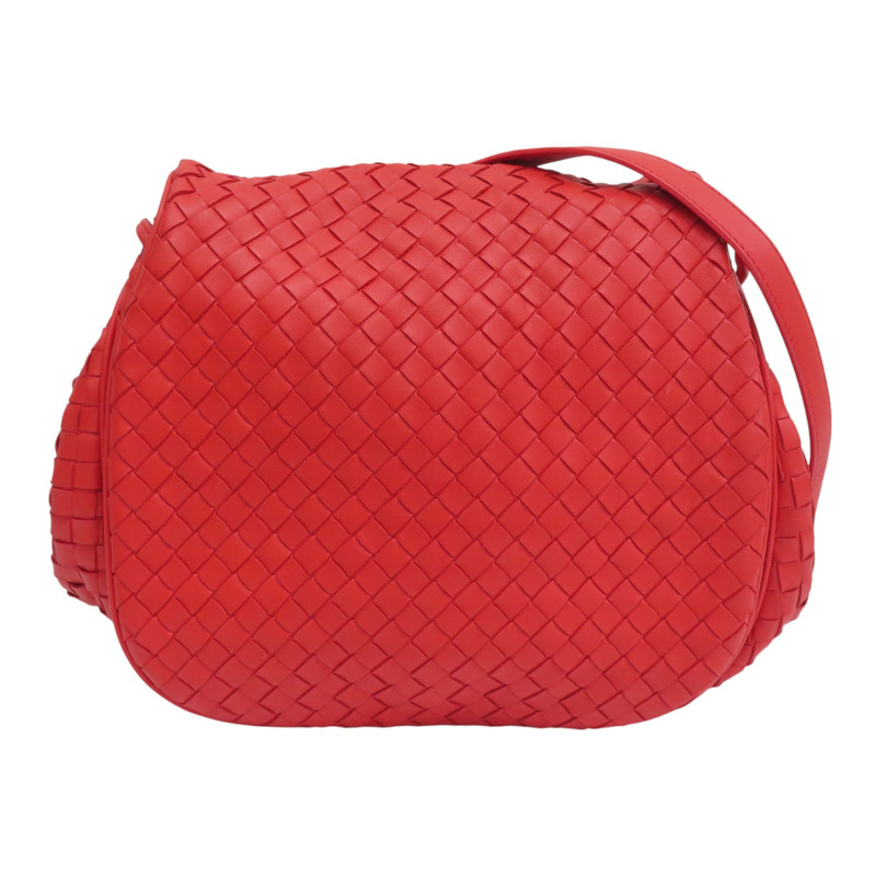 紅色羊皮 編織 肩背包 247021791【BOTTEGA VENETA BV 寶緹嘉】 247021791-0