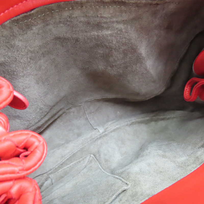 紅色羊皮 編織 肩背包 247021791【BOTTEGA VENETA BV 寶緹嘉】 247021791-4