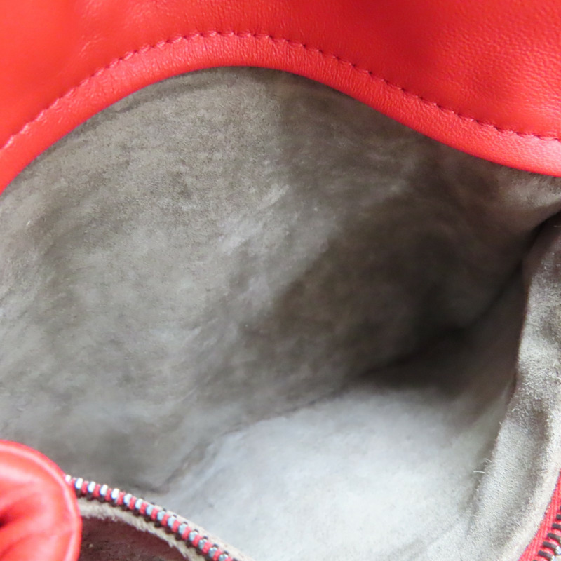 紅色羊皮 編織 肩背包 247021791【BOTTEGA VENETA BV 寶緹嘉】 247021791-5