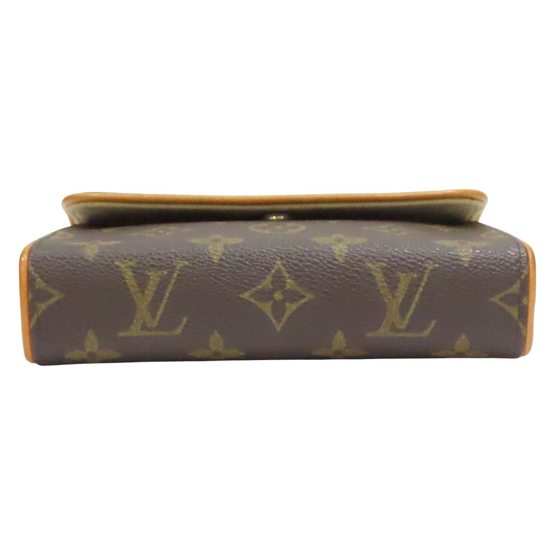 棕色 原花帆布 Pochette Florentine 腰包 M51855【LOUIS VUITTON LV 路易威登】 M51855-3