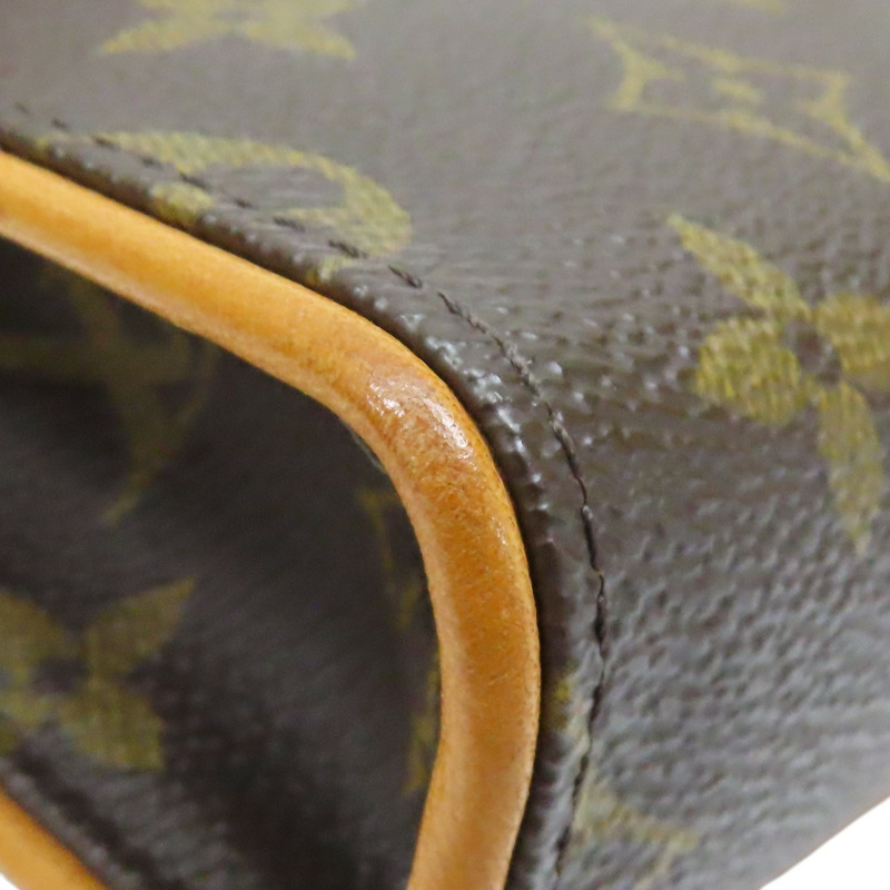 棕色 原花帆布 Pochette Florentine 腰包 M51855【LOUIS VUITTON LV 路易威登】 M51855-13