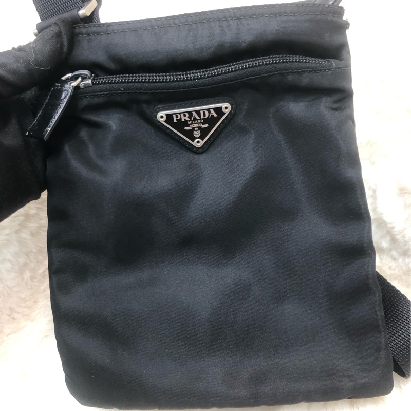 Prada 黑色斜孭日字袋 I471-2