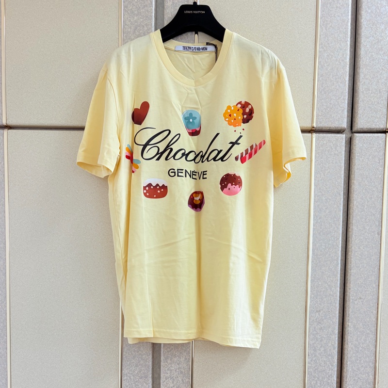 全新Teezy C/O Nil+Mon德國品牌淡黃色上衣 M-L可穿-0