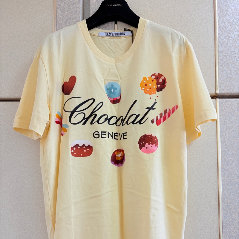 全新Teezy C/O Nil+Mon德國品牌淡黃色上衣 M-L可穿-5