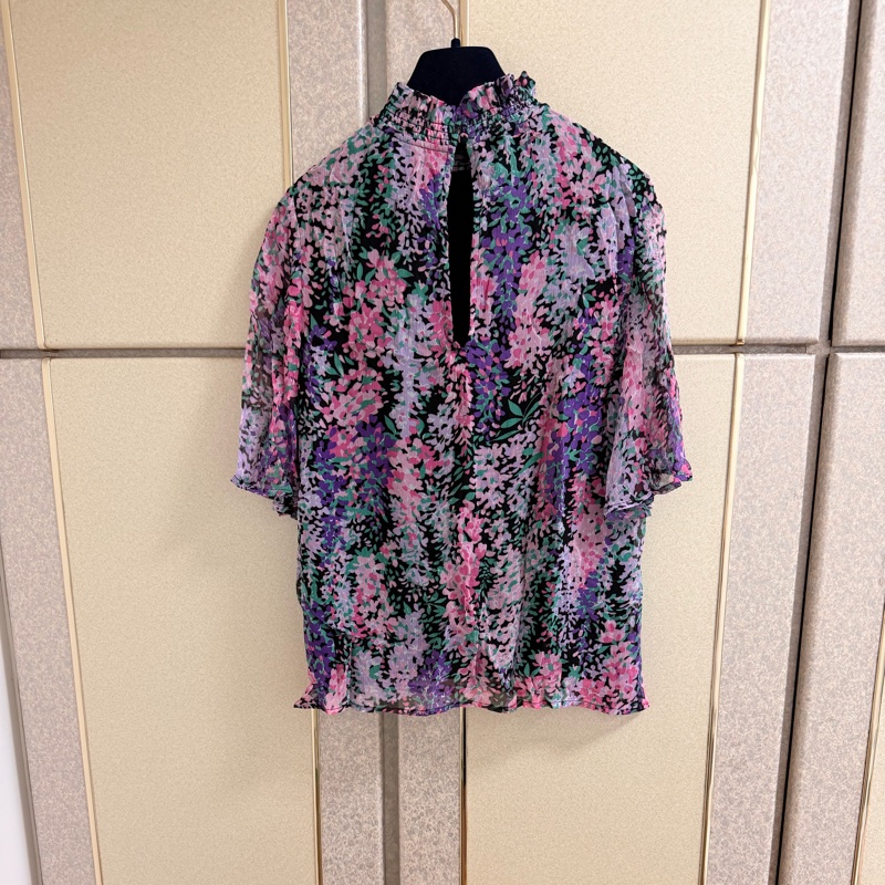 全新Jolie Jolie法國正品Viscose絲質上衣 S-M可穿-1