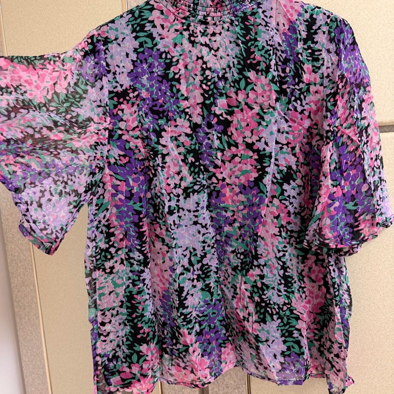 全新Jolie Jolie法國正品Viscose絲質上衣 S-M可穿-2