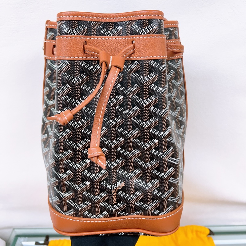 Goyard petit flot 棕色水桶包-1