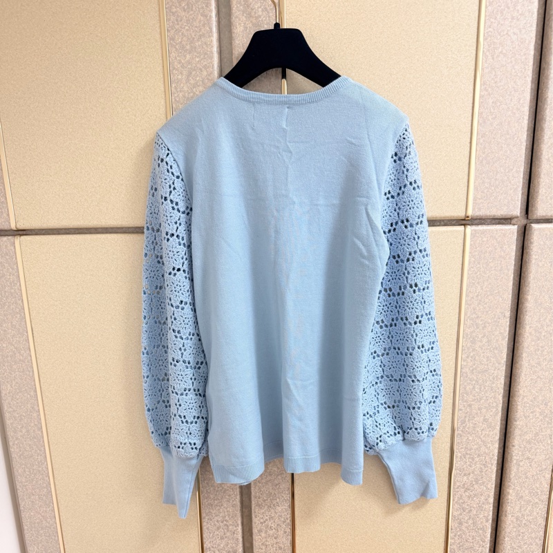 全新Leo&Ugo法國正品天空藍柔軟針織上衣 S-M可穿-1