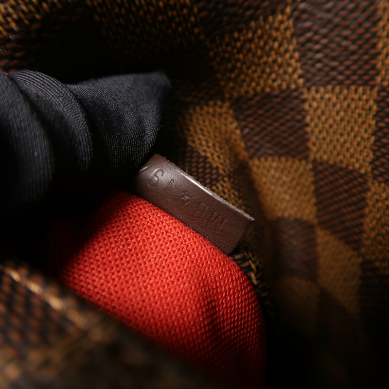 LOUIS VUITTON Damier Ebene Totally MM金扣肩背袋-6