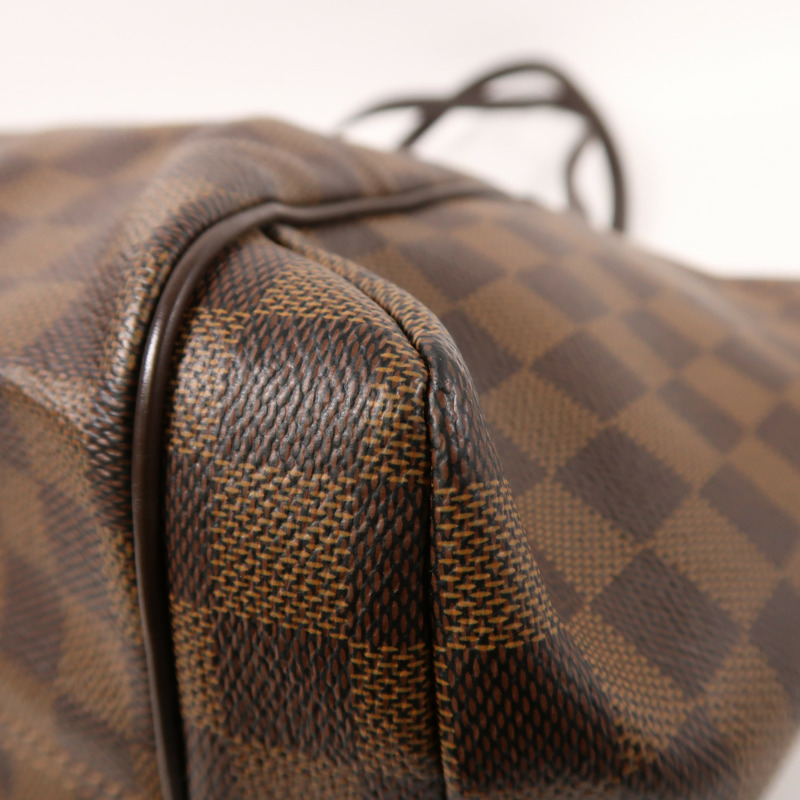 LOUIS VUITTON Damier Ebene Totally MM金扣肩背袋-8