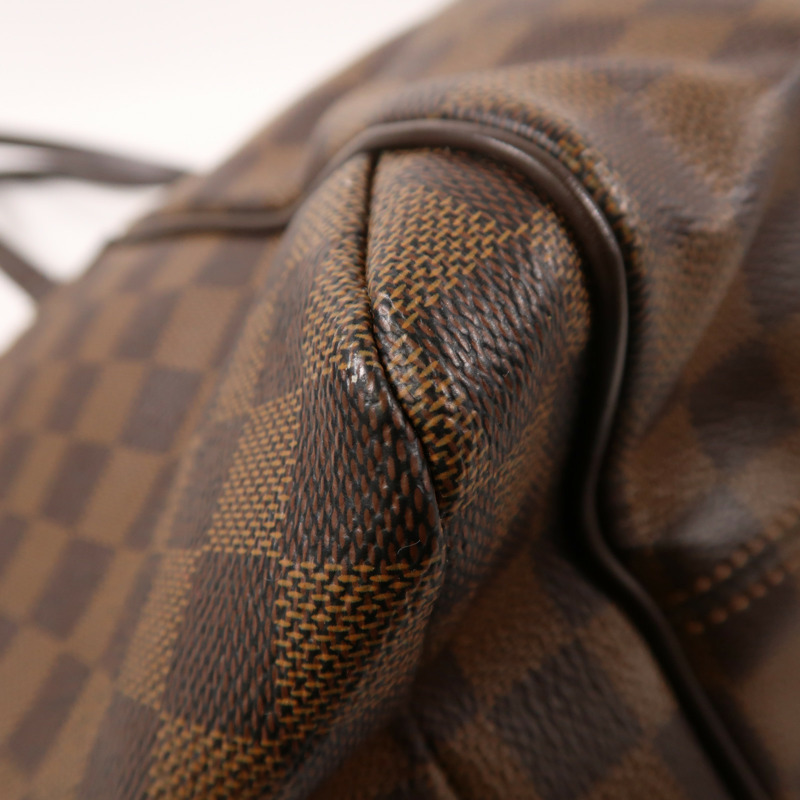LOUIS VUITTON Damier Ebene Totally MM金扣肩背袋-9
