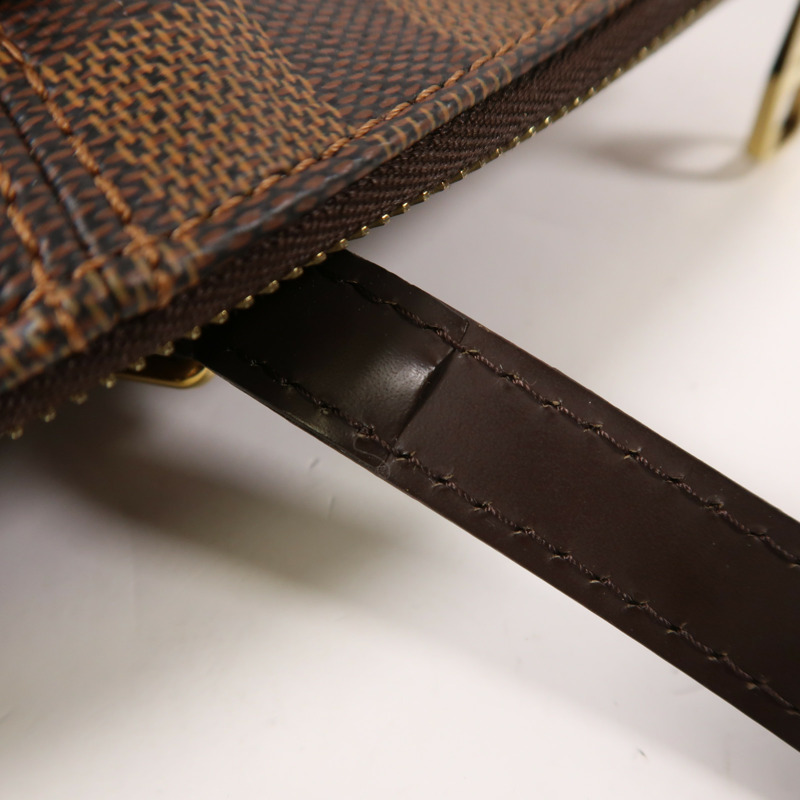 LOUIS VUITTON Damier Ebene Totally MM金扣肩背袋-12