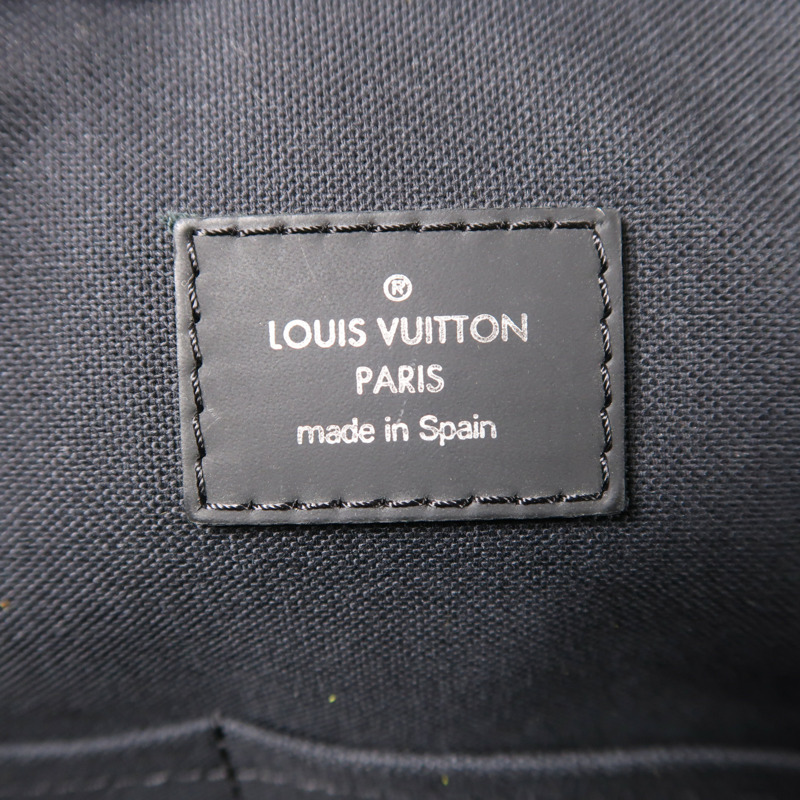 LOUIS VUITTON Damier Graphite Porte Documents Voyage銀扣手挽肩背兩用袋-5