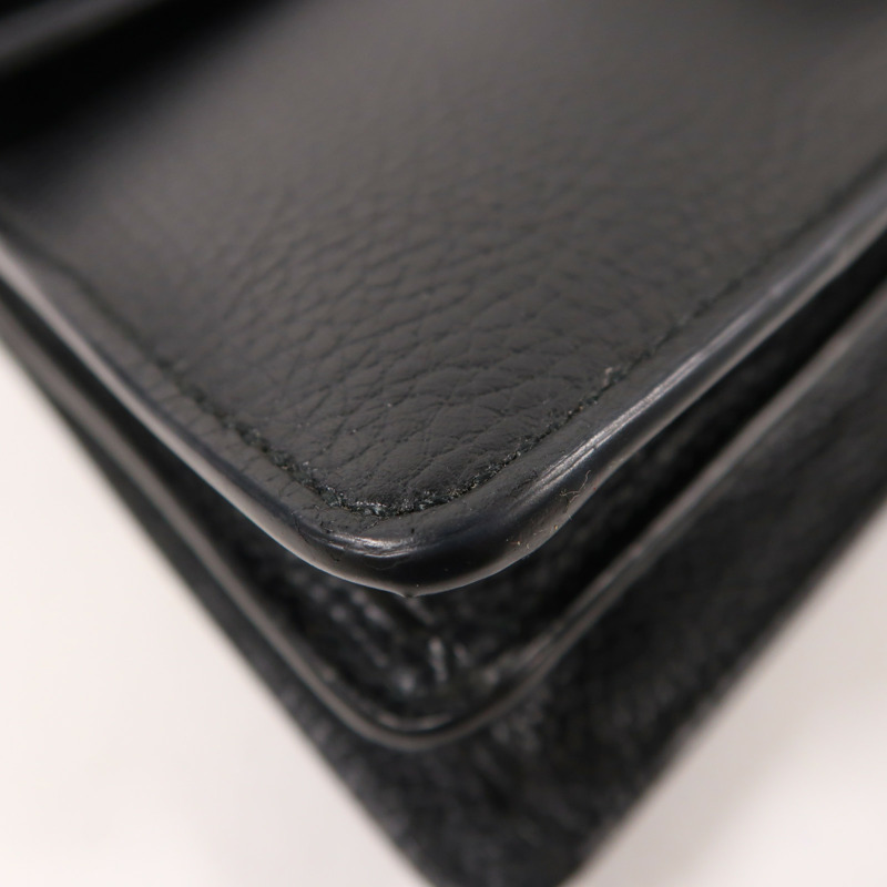 GUCCI 牛皮皮革Dionysus銀扣鏈帶肩背袋-10