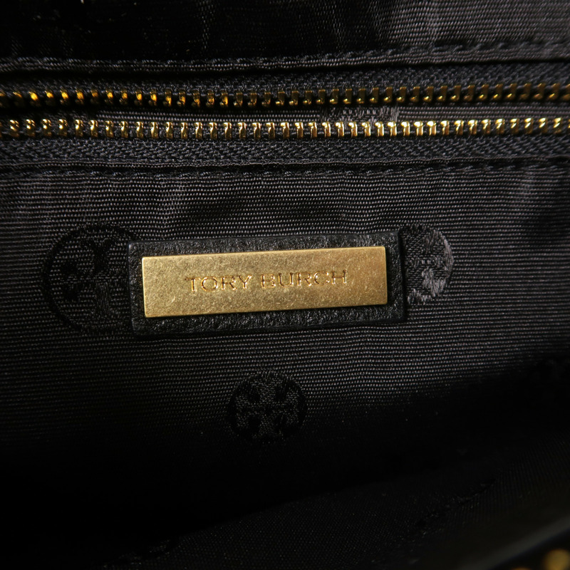 Tory Burch 牛皮皮革Chain Shoulder金扣鏈帶肩背袋-6