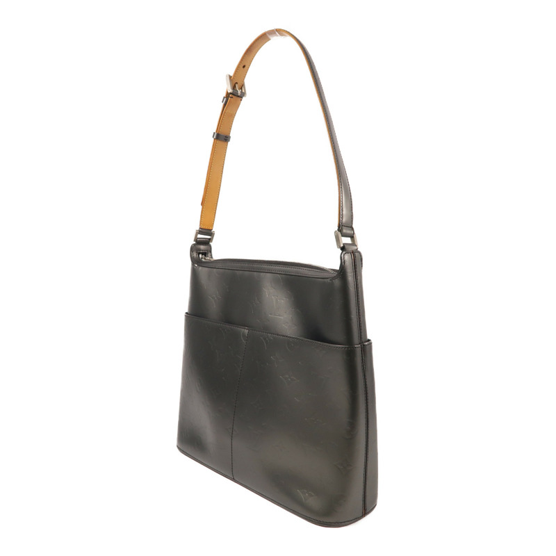 LOUIS VUITTON Monogram Matt Sutter銀扣肩背袋-2