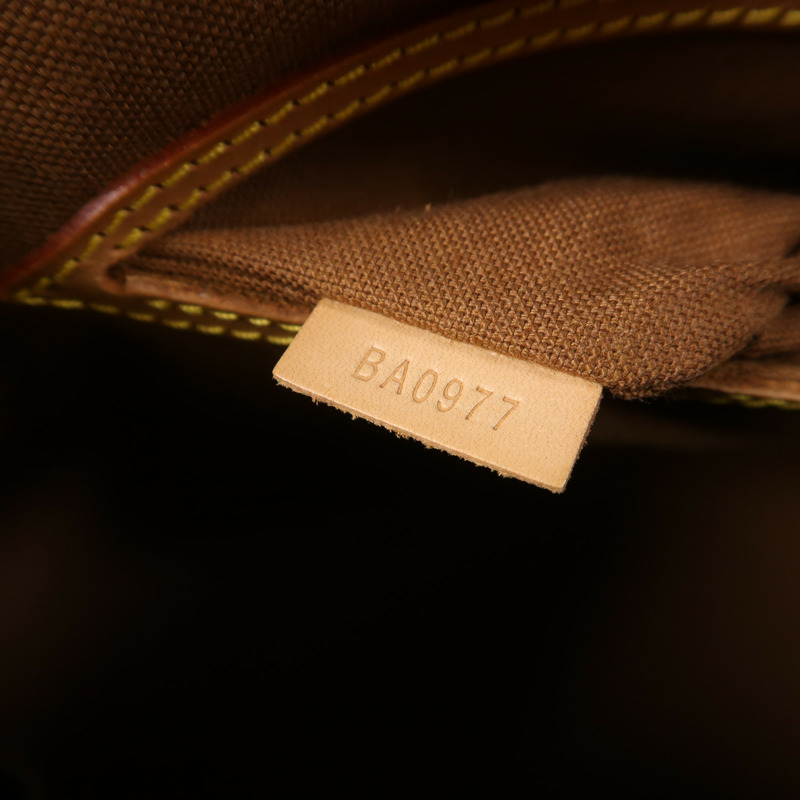 LOUIS VUITTON Monogram Alma金扣手挽袋棕色-6