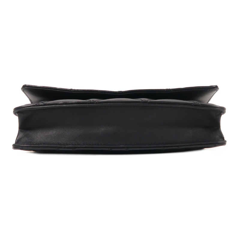 CHANEL 牛皮皮革WOC Wallet On Chain銀扣鏈帶肩背袋-3