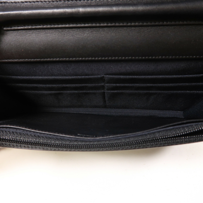 CHANEL 牛皮皮革WOC Wallet On Chain銀扣鏈帶肩背袋-4