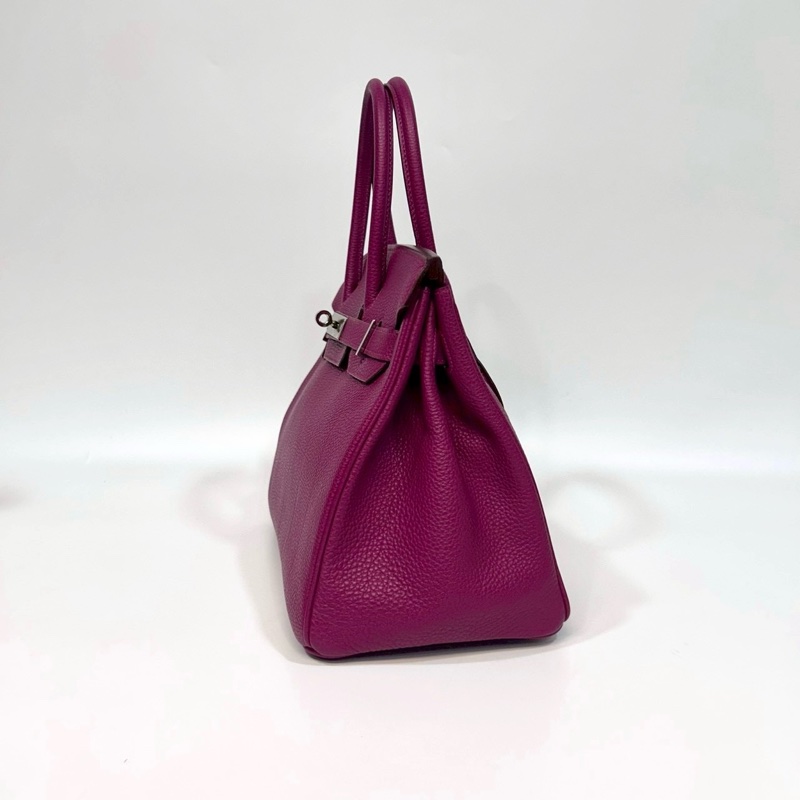 HERMES k5托斯卡紫TOGO皮銀釦birkin30-1
