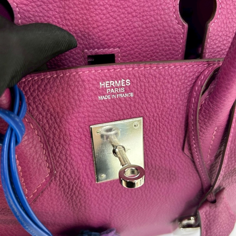 HERMES k5托斯卡紫TOGO皮銀釦birkin30-8