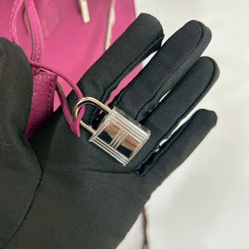 HERMES k5托斯卡紫TOGO皮銀釦birkin30-10