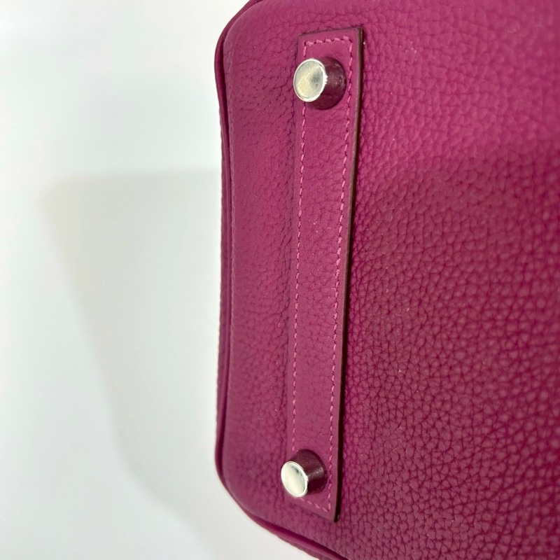 HERMES k5托斯卡紫TOGO皮銀釦birkin30-11