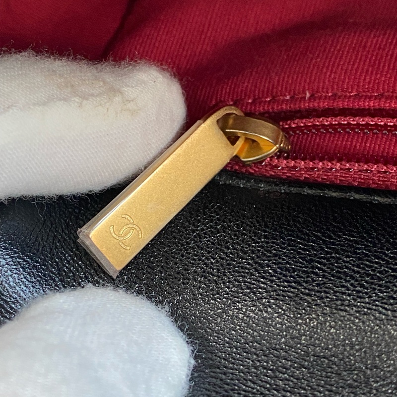 ®️Chanel 19bag 黑金小號 晶片款-31
