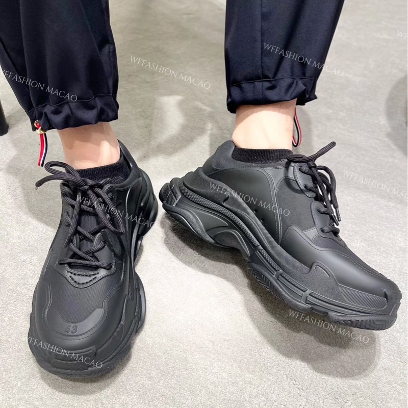 莉亞精品♡Balenciaga 752335運動鞋 黑色 二手-1