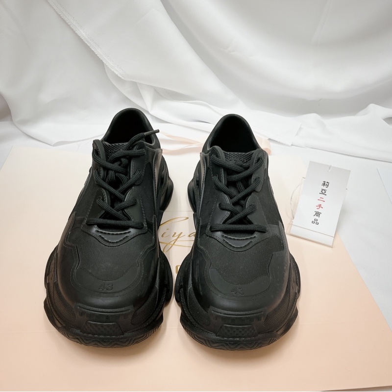 莉亞精品♡Balenciaga 752335運動鞋 黑色 二手-2