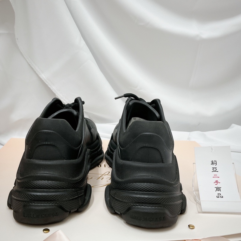 莉亞精品♡Balenciaga 752335運動鞋 黑色 二手-3