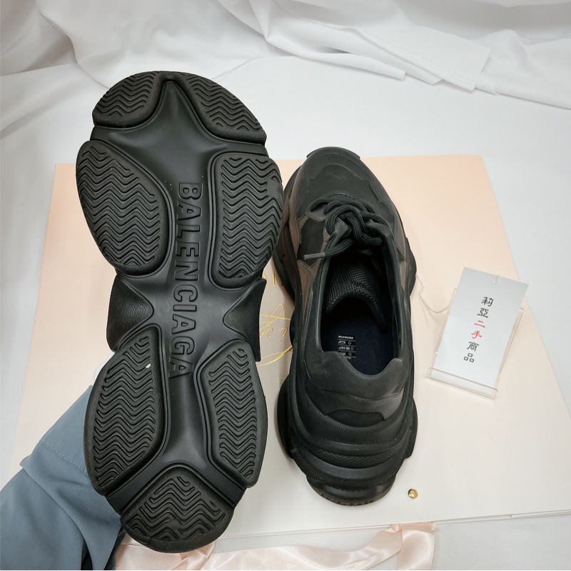 莉亞精品♡Balenciaga 752335運動鞋 黑色 二手-9