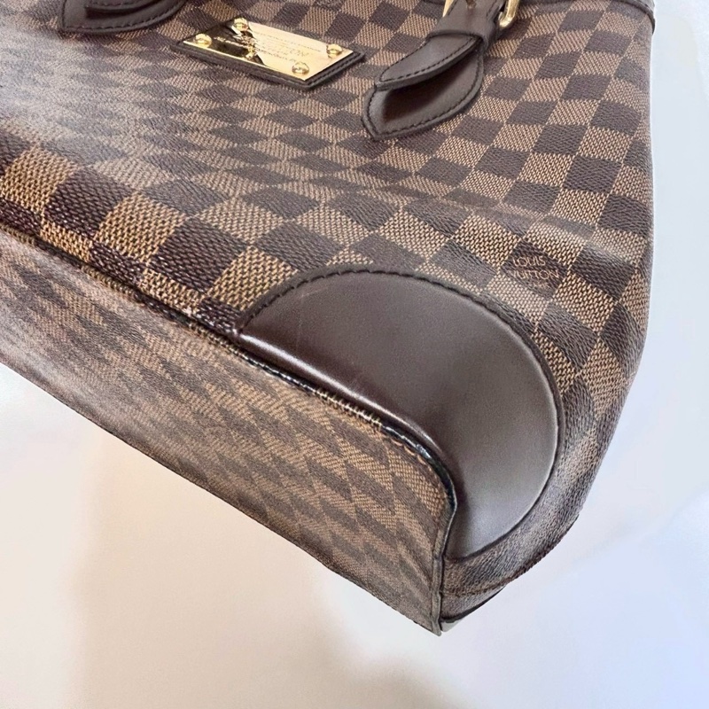 LV咖啡棋盤格金牌雙耳托特包N51204-6