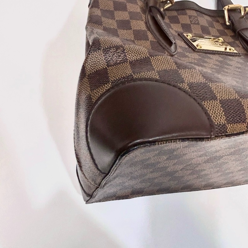 LV咖啡棋盤格金牌雙耳托特包N51204-9