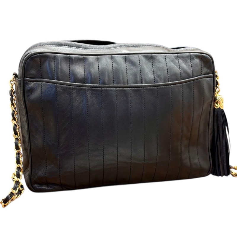 🌷Chanel 香奈兒小羊皮金球流蘇包|經典花紋✦fufu style 精品✦ 氣質款|-7