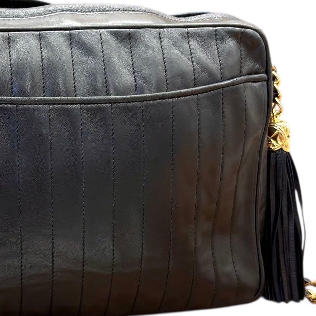 🌷Chanel 香奈兒小羊皮金球流蘇包|經典花紋✦fufu style 精品✦ 氣質款|-13