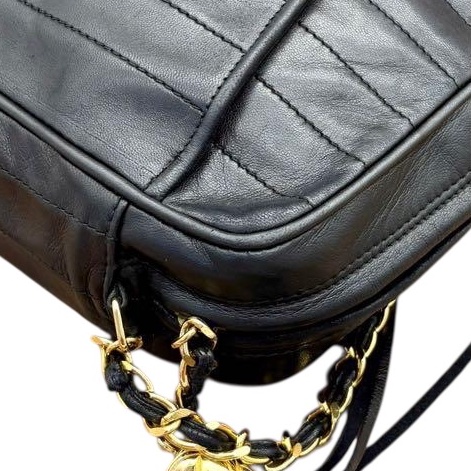 🌷Chanel 香奈兒小羊皮金球流蘇包|經典花紋✦fufu style 精品✦ 氣質款|-21