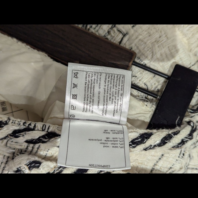 莉亞精品♡Chanel 瀑布系列羊毛粗花呢半身裙
尺碼34 近新美品-7