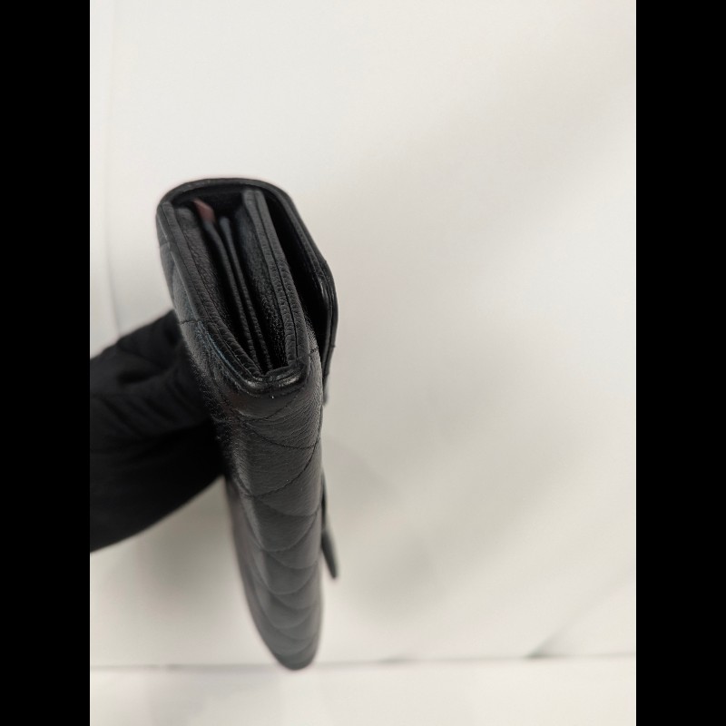 莉亞精品♡Chanel 經典荔枝皮長夾 二手美品-6