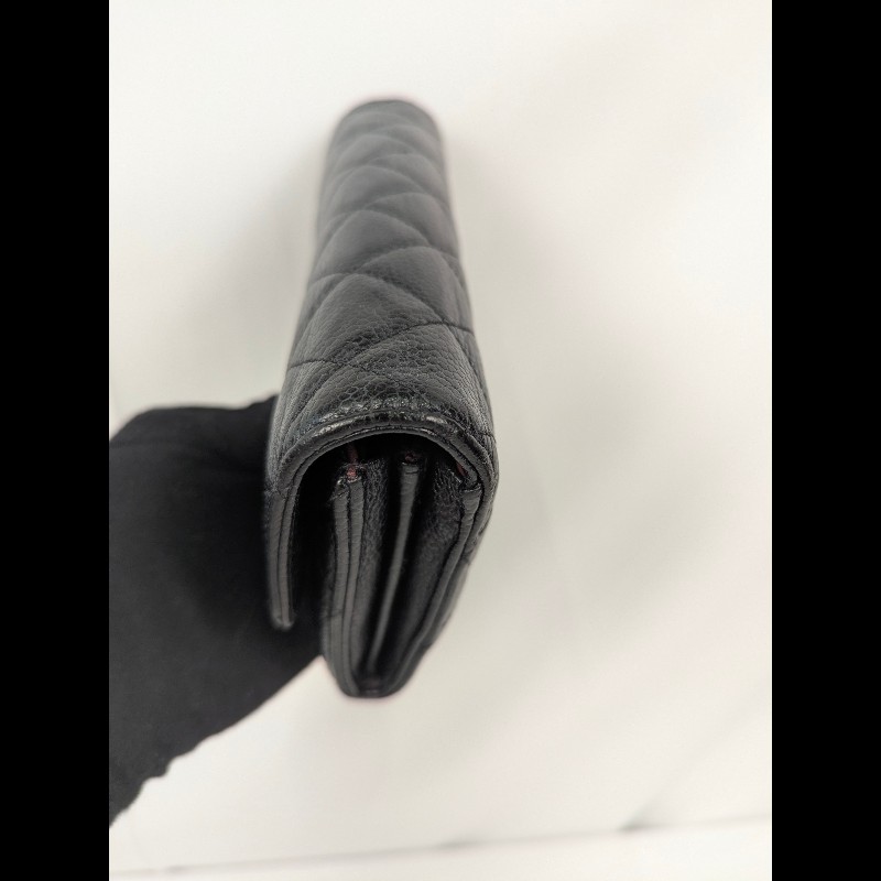 莉亞精品♡Chanel 經典荔枝皮長夾 二手美品-7