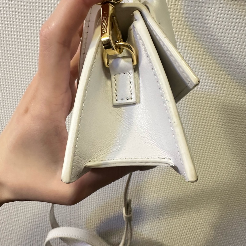 Jacquemus Le Chiquito 白色牛皮迷你手提包-3