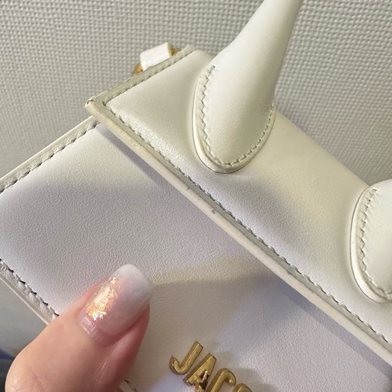 Jacquemus Le Chiquito 白色牛皮迷你手提包-6